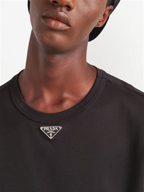 prada t-shirt schwarz|Prada t shirt price in south africa.